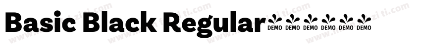 Basic Black Regular字体转换